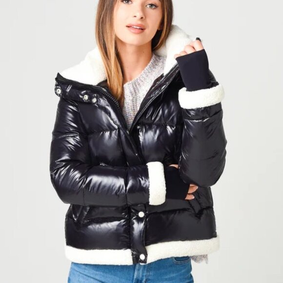 SAM. Gigi Down puffer jacket in black - Picture 3 of 14